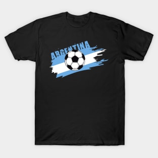 Argentina Soccer Argentina Futbol Football Argentinian Flag Jersey T-Shirt